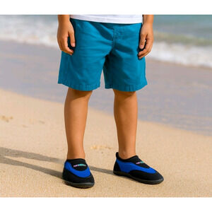 Radicool Aqua Water Shoes Boys Size Medium Water Swim Beach SPF Swim Shoes NEW